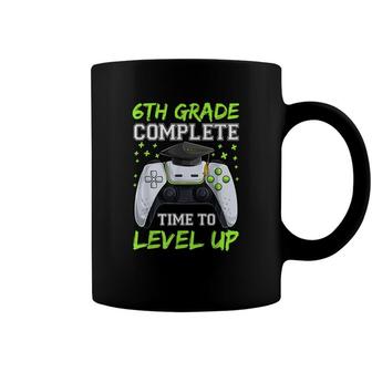 6Th Grade Complete Time To Level Up Boys Graduation Coffee Mug | Seseable UK