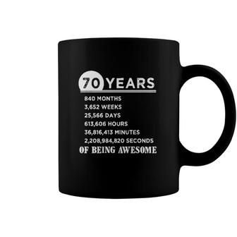 70Th Birthday 70 Years Old Anniversary Interesting 2022 Gift Coffee Mug - Seseable