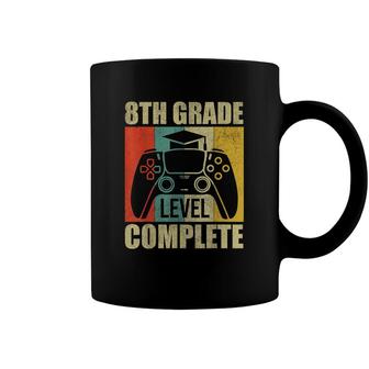 8Th Grade Level Complete Gamer Boys Kids Graduation Coffee Mug - Seseable