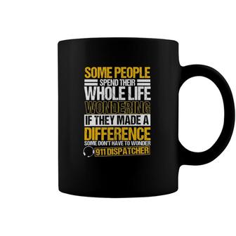 911 Dispatcher Emergency Dispatch Officer Law Enforcement Coffee Mug | Mazezy
