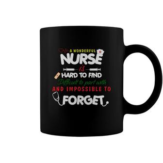 A Wonderful Nurse Hard To Find Difficult To Part With Nurses Day Coffee Mug - Seseable