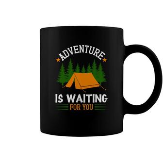 Adventure Is Waiting For You Explore Travel Lover Coffee Mug - Seseable