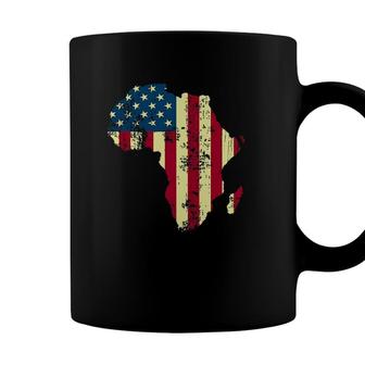 African American Usa Flag Patriotic 4Th Of July Juneteenth Coffee Mug - Seseable