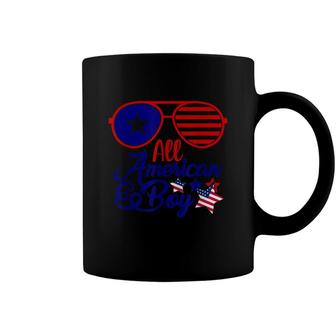 All American Boy 4Th Of July Boys Kids Usa American Flag Coffee Mug - Seseable