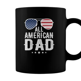 All American Dad 4Th Of July Us Patriotic Pride Coffee Mug - Seseable