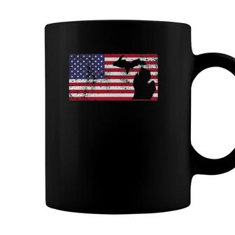 American Flag State Of Michigan Usa Fourth Of July Coffee Mug - Seseable
