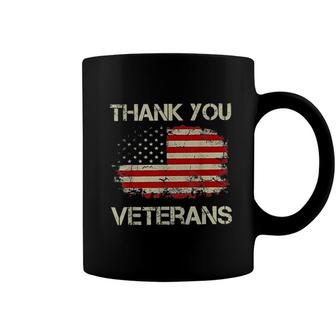 American Flag Thank You Veterans Proud 2022 Gift Coffee Mug - Seseable
