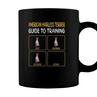 American Hairless Terrier Guide To Training Dog Obedience Coffee Mug - Seseable