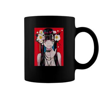 Anime Girl Waifu Japanese Aesthetic Kawaii Otaku Coffee Mug - Monsterry UK