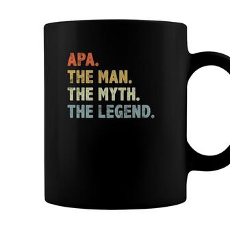 Apa The Man Myth Legend Father’S Day Gift For Papa Grandpa Coffee Mug - Seseable