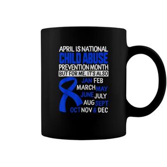 April Is National Child Abuse Prevention Month Awareness Coffee Mug - Seseable