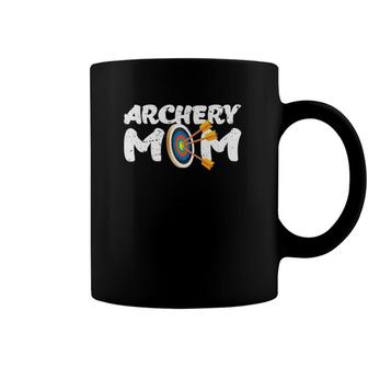 Archery Mom Archer Arrow Bow Target Funnygift Coffee Mug | Mazezy
