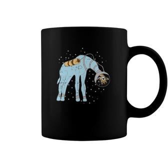 Area-51 Giraffe Astronaut Alien Space Easy Halloween Gift Coffee Mug | Mazezy