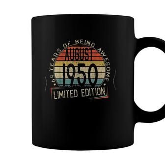 August 1950 69 Years Of Being Awesome Limited Edition Vintage Version2 Coffee Mug - Seseable
