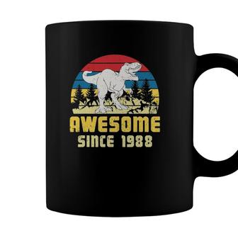 Awesome Since 1988 Funny 33Rd Birthday Gifts 32 Years Old Coffee Mug - Seseable