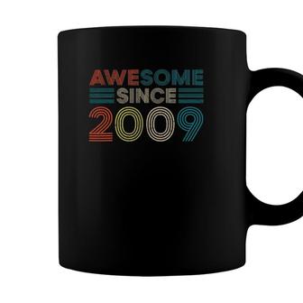 Awesome Since 2009 13Th Bday Gift 13 Years Old Birthday Gifts Coffee Mug - Seseable