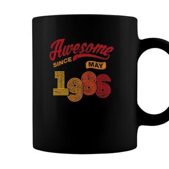 Awesome Since May 1986 35 Years Old 35Th Birthday Coffee Mug - Seseable