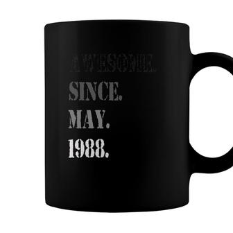 Awesome Since May 1988 33Th Birthday 33 Years Old Coffee Mug - Seseable