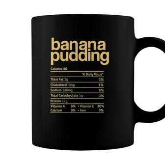 Banana Pudding Nutrition Facts Funny Thanksgiving Christmas Coffee Mug - Seseable