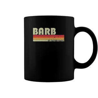 Barb Name Personalized Retro Vintage 80S 90S Birthday Coffee Mug | Mazezy