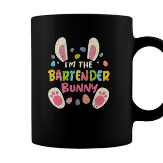 Bartender Easter Matching Family Party Bunny Face Costume Coffee Mug - Seseable
