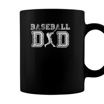 Baseball Dad Funny Fathers Day Gift For Daddy Papa Father Coffee Mug - Seseable