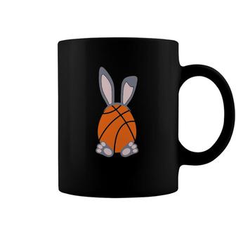 Basketball Easter Egg Rabbit Bunny- Basketball Coffee Mug | Mazezy