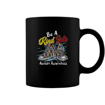 Be A Kind Sole Autism Awareness Puzzle Shoes Be Kind Gifts Version Coffee Mug