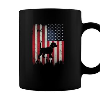 Beagle Dog Usa American Flag 4Th Of July Patriotic Gift Coffee Mug - Seseable