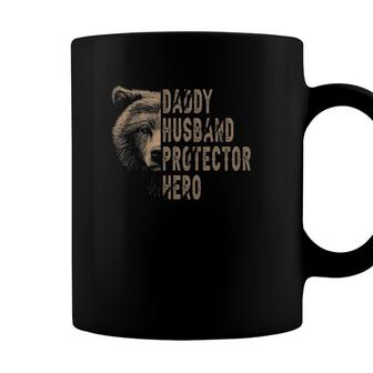 Bear Daddy Husband Protector Hero Coffee Mug - Seseable