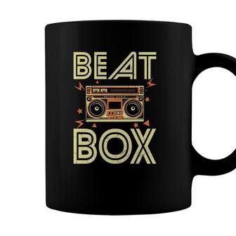 Beat Box Radio 80S 90S Styles Yellow Graphic Coffee Mug - Seseable