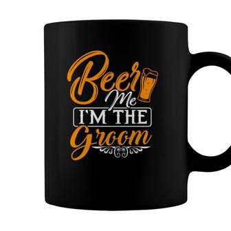 Beer Me Groom Bachelor Party Yellow Great Coffee Mug - Seseable