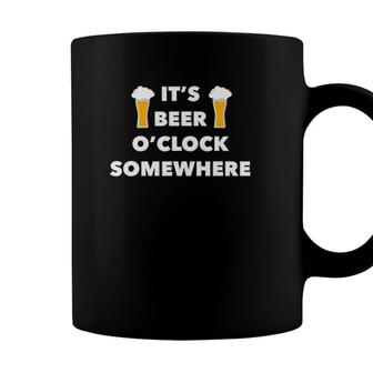 Beer Oclock Drinking Craft Beer Lover Accessories & Gifts Coffee Mug - Seseable
