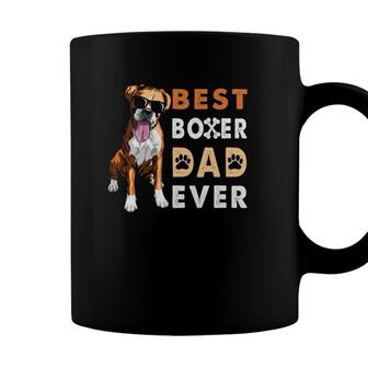 Best Boxer Dad Ever Funny Boxer Dog Dad Fathers Day Gift Coffee Mug - Seseable