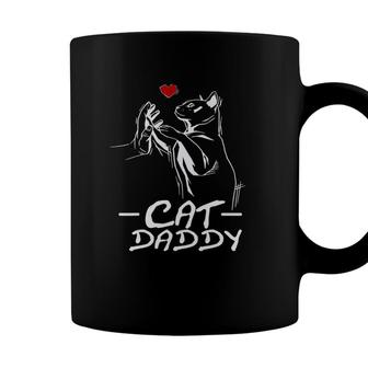 Best Cat Dad Ever Daddy Funny Cat Daddy Fathers Day Gift Coffee Mug - Seseable