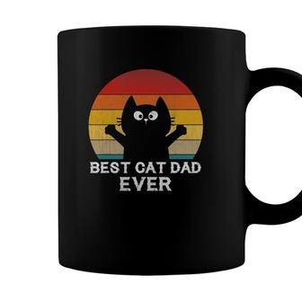 Best Cat Dad Ever - Funny Cat Gifts For Men Coffee Mug - Seseable