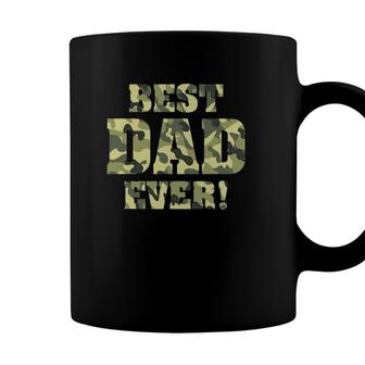 Best Dad Ever Camo Fathers Day Special Greatest Dad Hunting Coffee Mug - Seseable