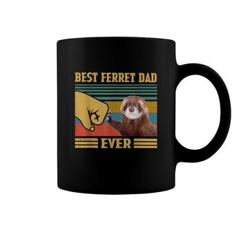 Best Ferret Dad Ever Funny Fathers Day Christmas Coffee Mug - Seseable