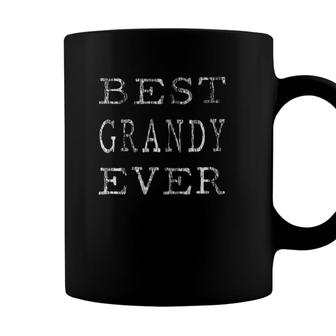 Best Grandy Ever Top Grandpa Fathers Day Grandfather Coffee Mug - Seseable