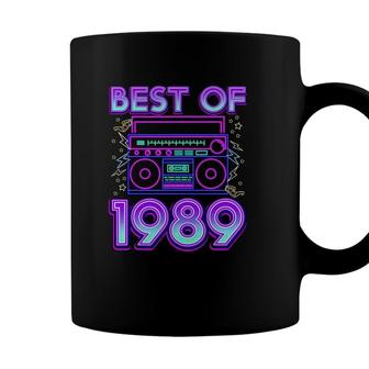 Best Of 1989 Retro Cassette 32 Years Old 32Nd Birthday Coffee Mug - Seseable