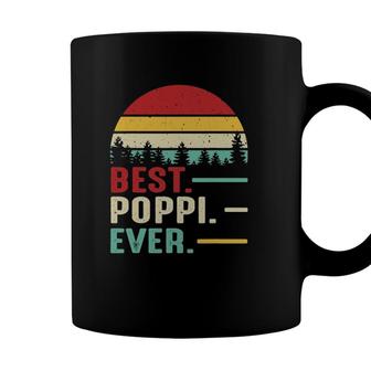 Best Poppi Ever Funny Retro Vintage Grandpa Birthday Gift Coffee Mug - Seseable