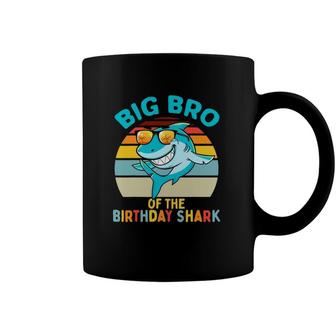 Big Bro Of The Shark Birthday Brother Matching Family Coffee Mug | Mazezy