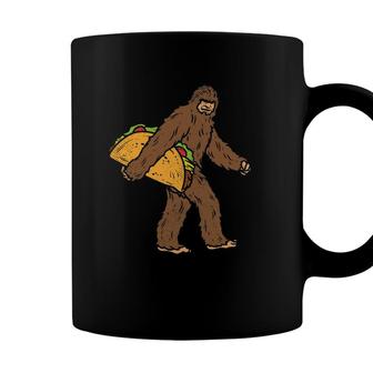 Bigfoot Sasquatch Tacos Funny Cinco De Mayo Mexican Food Coffee Mug - Seseable