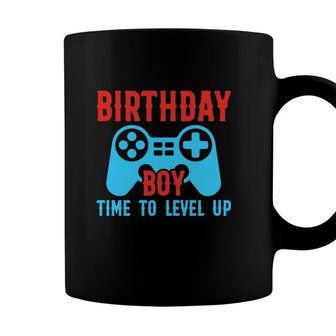 Birthday Boy Matching Video Gamer Red Blue Coffee Mug - Seseable