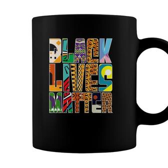 Black Lives Matter Blm Diversity Mural Art Black History Coffee Mug - Seseable