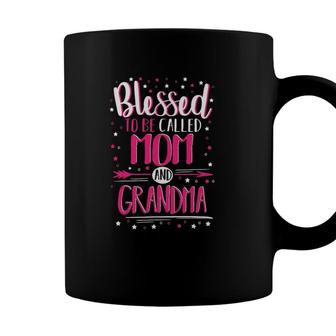Blessed Mom And Grandma - Blessed Mom And Grandma Coffee Mug - Seseable
