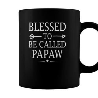 Blessed To Be Called Papaw Fathers Day Coffee Mug - Seseable