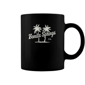 Bonita Springs Florida Vintage 70S Palm Trees Graphic Coffee Mug | Mazezy