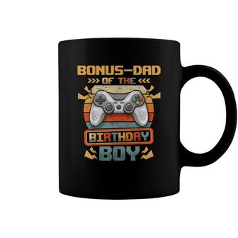 Bonus-Dad Of The Birthday Boy Video Gamer Matching Family Coffee Mug - Seseable