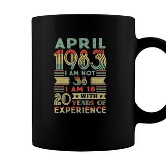 Born April 1983 38Th Birthday Gift Made In 1983 38 Years Old Coffee Mug - Seseable